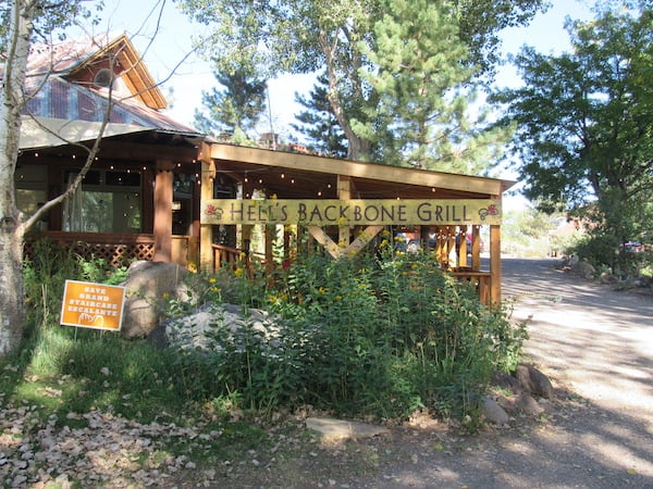 Hell's Backbone Grill in Boulder, Utah, a special stop on the book tour to promote 'Pilgrim Maya.'