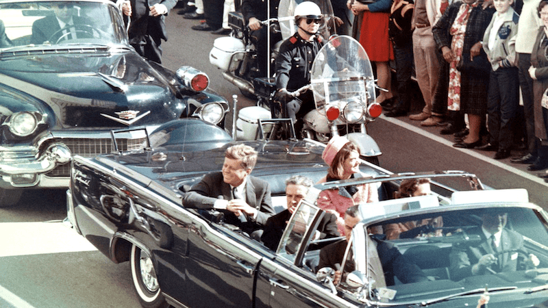 JFK in the limousine in Dallas shortly before he was shot. Many people still recall where they were on Nov. 22, 1963. Larry Lefkowitz shares his memories of the Kennedy assassination.