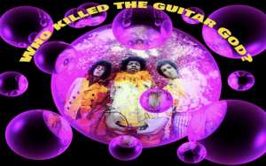 Album cover art of Jimi Hendrix with article title, 