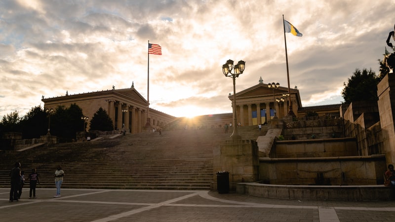 Rocky steps at the Philadelphia Museum of Art. Image by Khalil Downey. Relive iconic movies from your past by rewatching your favorite movies – or better yet, by visiting memorable film locations.