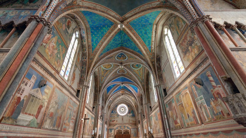 Assisi's Basilica of St. Francis – colorfully frescoed by Giotto – inspires tourists and pilgrims today. Rick Steves Europe. Assisi’s Basilica of St. Francis – along with Assisi and the Franciscan friars – inspires tourists and pilgrims today and keep the spirit of St. Francis alive. Image