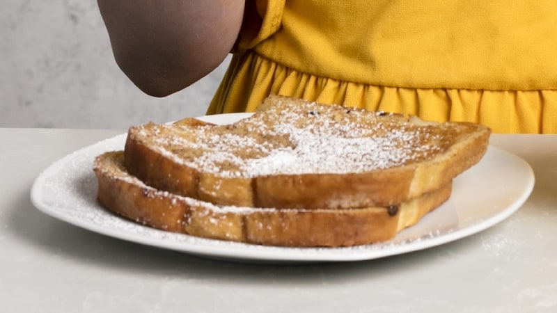 The Sheet Pan French toast recipe is delicious, easy and serves four in one fell swoop, so everyone, even the chef, gets theirs hot and fresh.