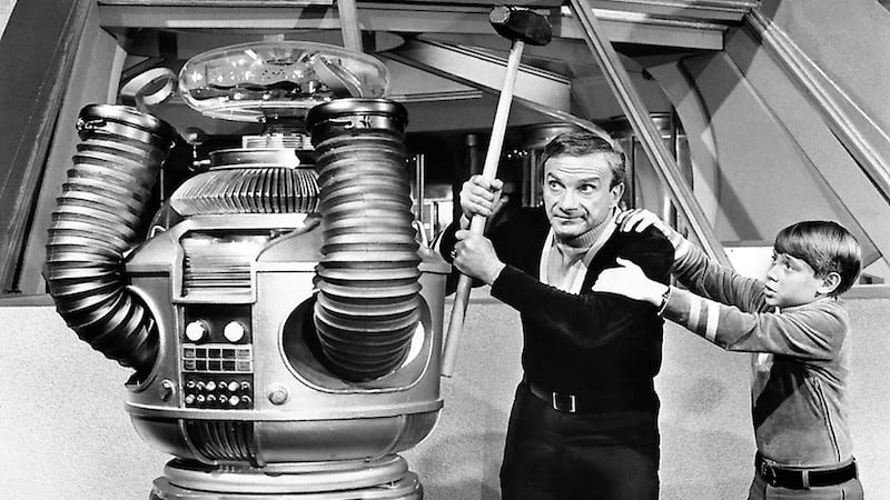 Billy Mumy and Jonathan Harris in "Lost in Space." “Danger, Will Robinson: The Full Mumy” – actor Billy Mumy has written a memoir on his life and career and the filming of “Lost in Space.”