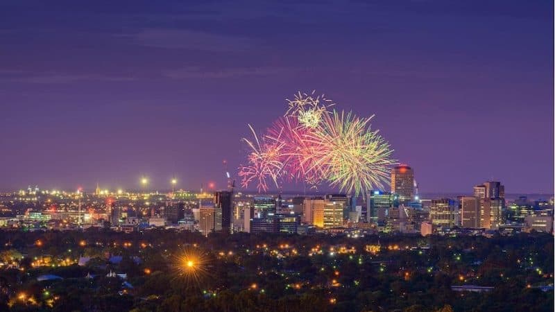 Fireworks in Australia. There’s no place like Australia to ring in the New Year! The weather is perfect, and there are plenty of amazing fireworks. Image