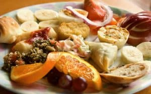 appetizer plate by Pierrette Guertin. Try these upscale appetizers and snacks: blue cheese potato chips, smoked ham and truffled cheese puffs, and smoked salmon and caviar sliders. Image