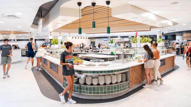 Heilman Dining Center at the University of Richmond, Virginia