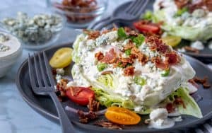 This timeless retro Valentine’s Day salad – a basic iceberg wedge salad – never goes out of style, says Seriously Simple’s Diane Rossen Worthington. Image