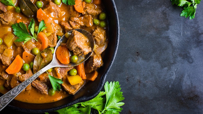 Made with Guinness, this Beef Vegetable Stew is wonderful for celebrating St Patrick’s Day or anytime of year. This braised beef takes an Irish turn with the slightly bitter Guinness beer inclusion.