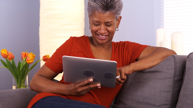 Woman with a tablet, possibly doing a puzzle. Exercise your mind with one of America’s favorite puzzles. Fun and stimulating. This week, find the mammals hiding in the letters.