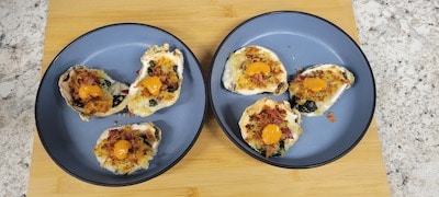 Oysters Rockefeller from Revel Market and Bar