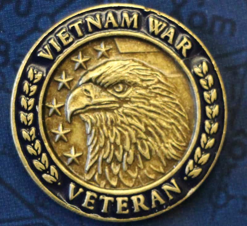 Vietnam Veteran Commemorative Pin. For What's Booming March 23 +
