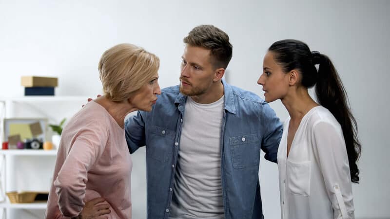 family argument with son, his wife, and the mother-in-law. A mother-in-law feels she has been supportive of her son’s wife but is facing her daughter-in-law’s rejection. See what “Ask Amy” advises. Image