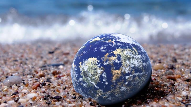 A globe on the beach as an environmentalism concept image. For What's Booming listings, March 9 to 16 in Richmond, Virginia Image
