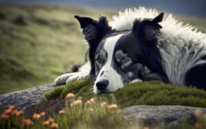 A sad border collie. Image by Tamara Bauer. Humor and hugs can be healing. Greg Schwem shares a heartwarming tale of companionship, beloved pets, grief, and healing. Image