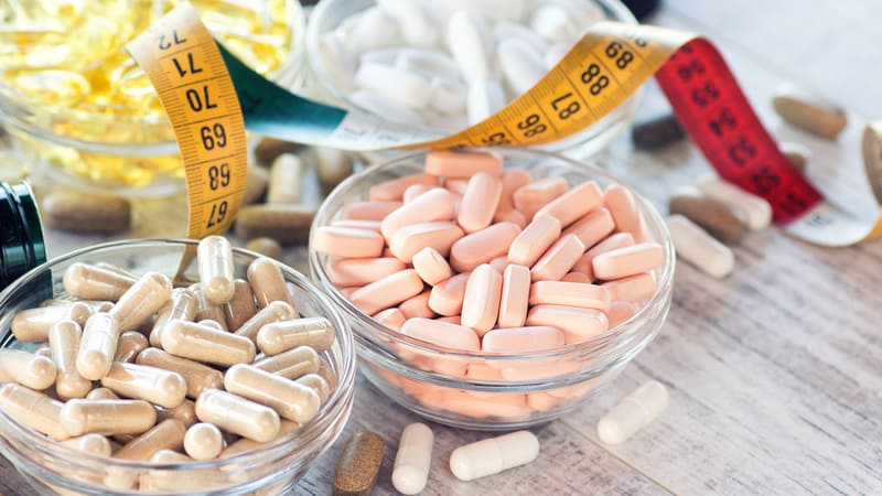 dietary supplements and a tape measure. Will taking a probiotic supplement help you lose weight? Mayo Clinic weighs in on the probiotics and weight loss connection – and if there is one.