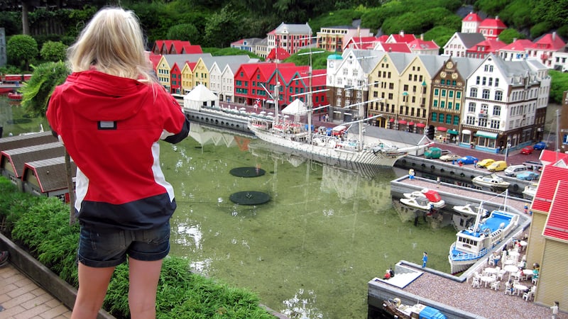 Denmark's Legoland features 58 million Lego bricks, some assembled to represent famous landmarks from around the world, such as the historic Bryggen wharf in Bergen, Norway. For Rick Steves article on happiness in Denmark.