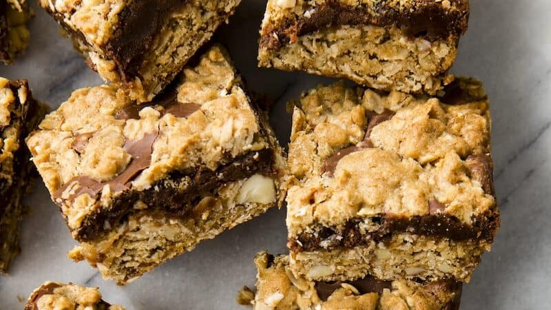 Incredibly rich and delicious, incredibly easy – three-layer Milk Chocolate Revel Bars satisfy your sweet tooth and impress your family and friends. Image