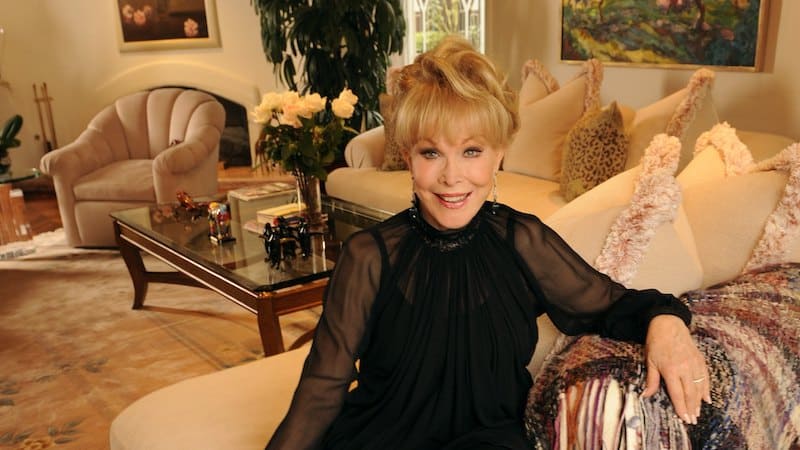 Barbara Eden of "I Dream of Jeannie" fame at home - photo credit Michael Caulfield
