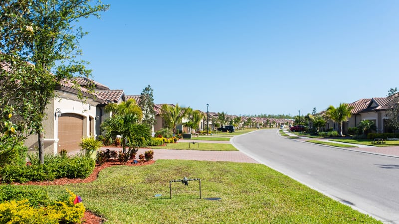 Florida retirement community, from Mike Moloney. While 55+ communities are a popular option for retiring adults, retirement community homes may not be wise investments. Image