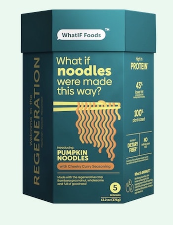 WhatIF Foods pumpkin noodles