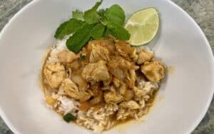 While may not be authentic, this one-pan coconut curry chicken has the hallmarks of a curry recipe. Image