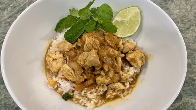 While may not be authentic, this one-pan coconut curry chicken has the hallmarks of a curry recipe. Image