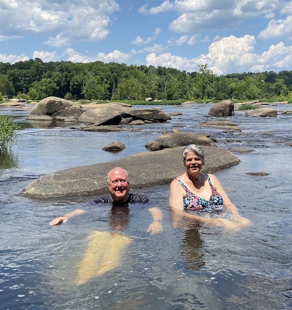 Eugene and Louise Hileman live in Portsmouth. They enjoy outings to Richmond simply to enjoy the river. Eugene is a physician’s assistant and Louise is a retired nurse.