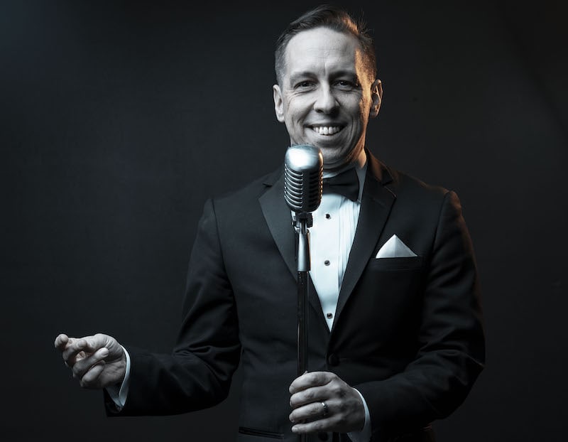 Scott Wichmann for "Let Me Be Frank," playing the music of Frank Sinatra