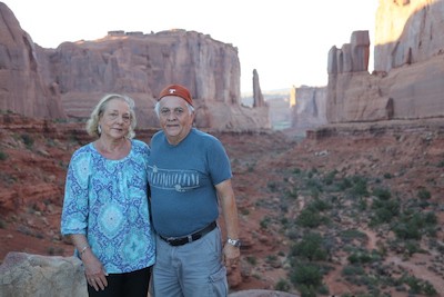 Sherrill Pool Elizondo and her husband, the avid hiker-photographer