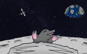 Mole on the moon. Think you’re funny? Enter our contest and pit your wits against others or see the winners in Boomer’s Name That Caption: June 2023. Image