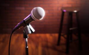 microphone at a musical set or stand-up comedy. More What’s Booming in Richmond, VA, June 8 to 15: Music, comedy, book talks, XY DNA guidance, and events honoring Juneteenth and Pride. Image
