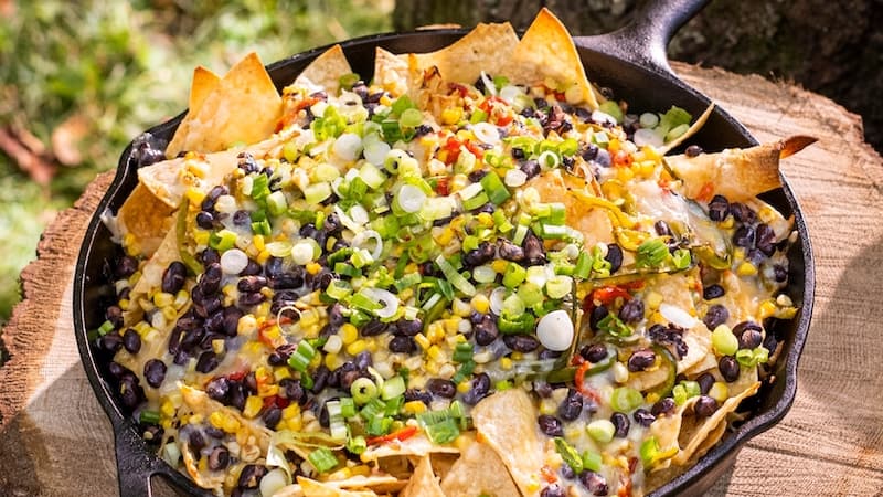 Smoked Nachos: The key to creating delicious nachos is layering. CREDIT: TNS