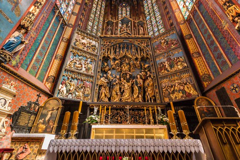 The St. Mary's alter piece by Veit Stoss, in Krakow, Poland. From Photopassjonata