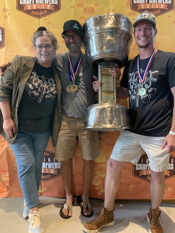 Benchtop Craft Brewing Co., out of Norfolk and Richmond, winners of the Best in Show at the 2023 Virginia Craft Beer Cup Winners