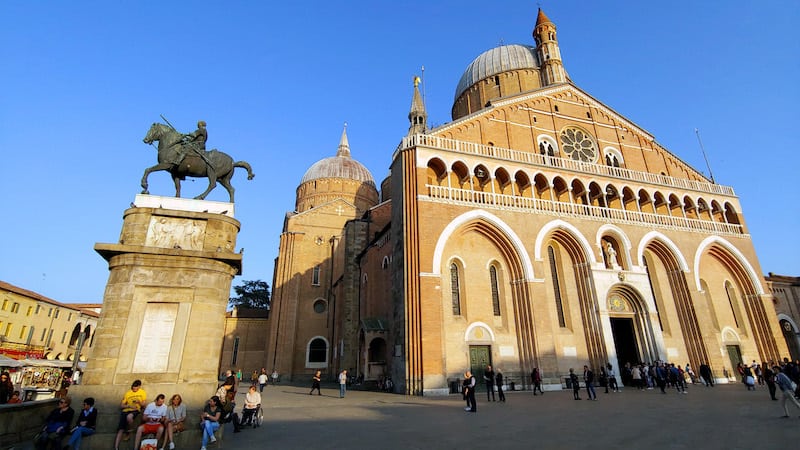 Padua's Basilica of St. Anthony is a pilgrimage site.. Padua, Italy is home to the progressive University of Padua, founded in 1222, cultural treasures, religious frescoes by Giotto, and more.
