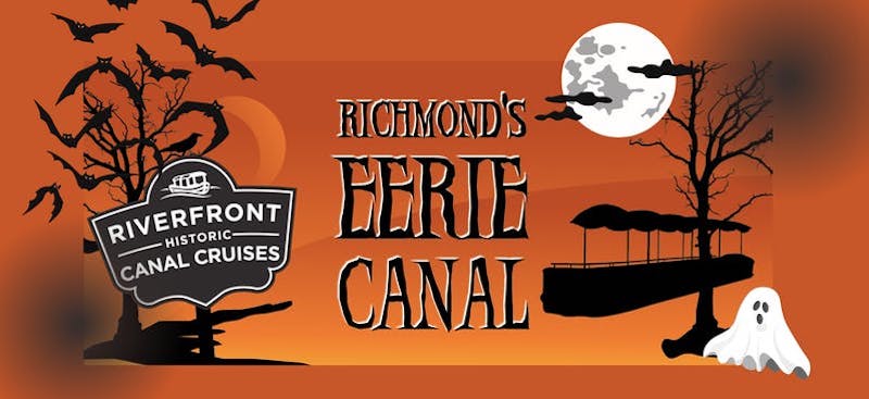 Banner for Richmond's Eerie Canal Tours, from Venture Richmond.