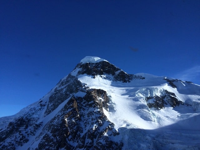 The Breithorn mountain, the basis for the lessons from Breithorn
