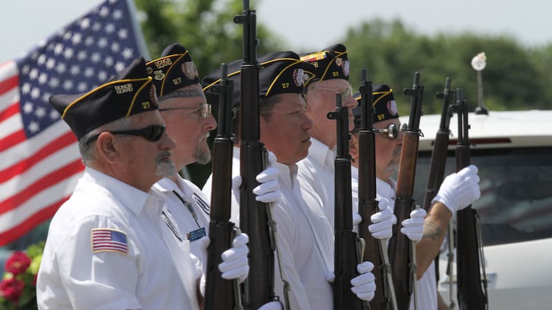 veterans at attention Tamara Lee Harding