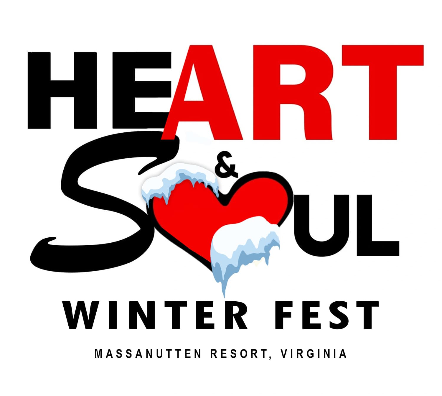 Heart & SOUL Winter Fest logo for Massanutten Resort event