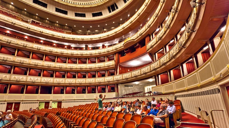 The Vienna State Opera hosts performances in the evening and tours during the day. Austria is for music lovers.