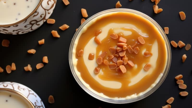butterscotch pudding for grown-ups, with the addition of Scotch or bourbon whiskey to make it an adults-only dessert.