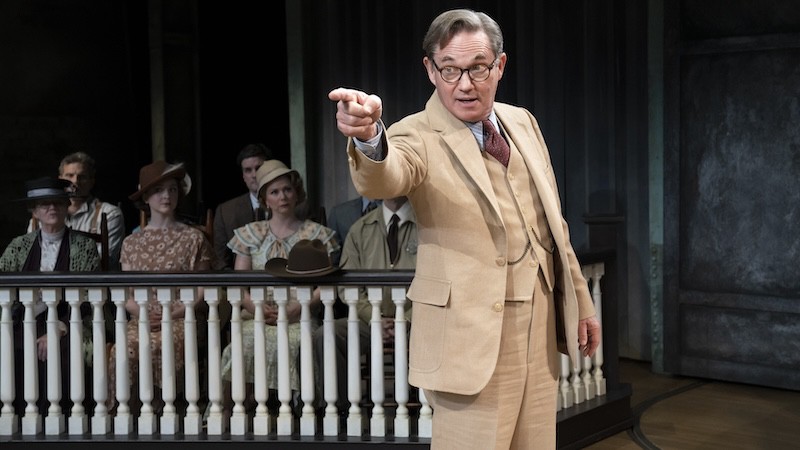 Atticus Finch, played by Richard Thomas, in 'To Kill a Mockingbird'