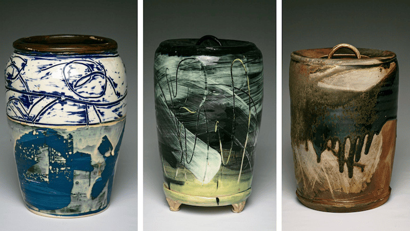 Ceramics from Steven Glass for exhibition at the Branch Museum, Richmond, VA, for What's Booming, February 29 +