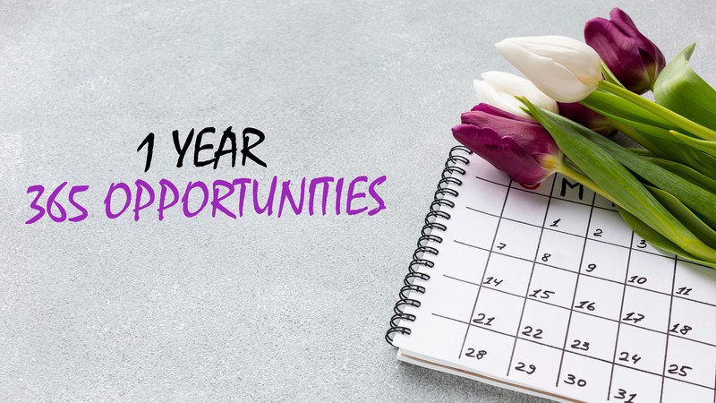 A calendar, tulips, and the words "1 year, 365 opportunities." Advice columnist Amy Dickinson shares reader tips for keeping resolutions. Which ones might work for you?