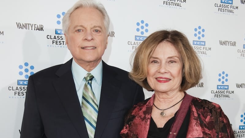 Former TCM host Robert Osborne and Diane Baker at the 2010 TCM Classic Film Festival - Provided by TCM, Photo by Edward M. Pio Roda.