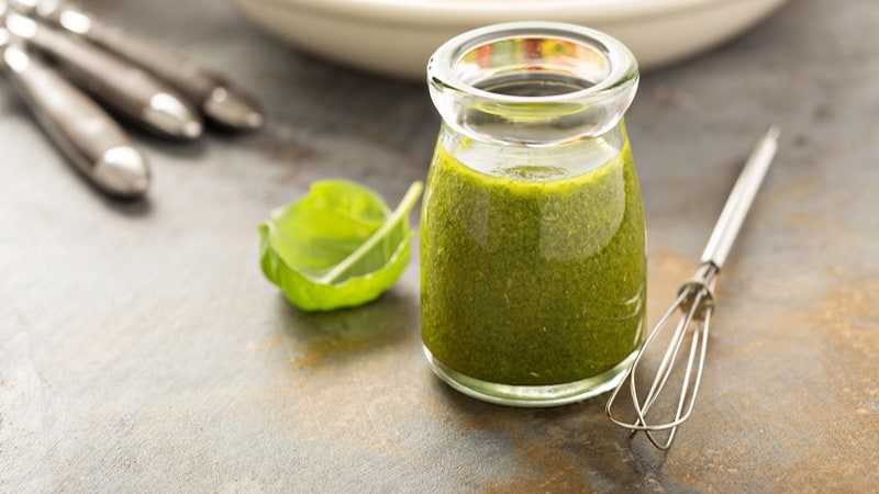 Fresh Green Goddess dressing. Image by Elena Veselova