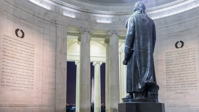 jefferson memorial Brian Irwin. Used in What's Booming, April 25