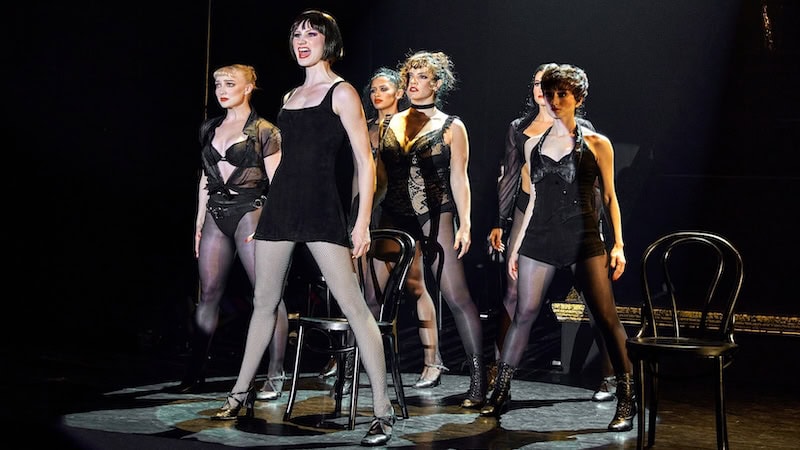 Chicago tour with Kailin Brown as Velma Kelly, and the Merry Murderesses. Credit: Jeremy Daniel. Used with What's Booming May 8 to 15