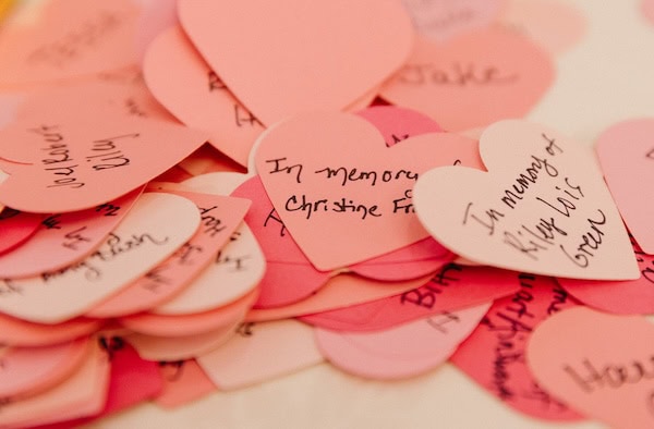 Hearts from Full Circle benefit, in memory of loved ones. For What's Booming May 1 to 8