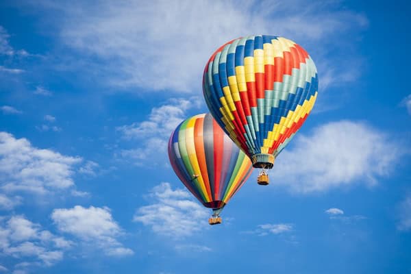 hot air balloons. For What's Booming May 15